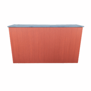 TERRACOTTA BAR WITH GRAY TOP