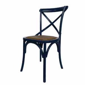 BLUE CROSSBACK CHAIR