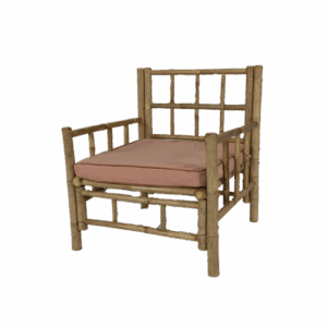 BLUSH BAMBOO ARMCHAIR