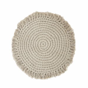 RAW MACRAMÉ CHARGER PLATE