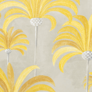 TOALHA QUADRADA PALMEIRAS AMARELAS