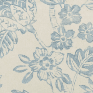 TOALHA QUADRADA ALCACHOFRAS AZUIS FUNDO BRANCO