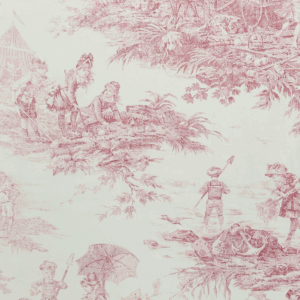 TOALHA QUADRADA TOILE JOUY ROSA