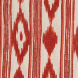 TOALHA REDONDA IKAT ENCARNADO