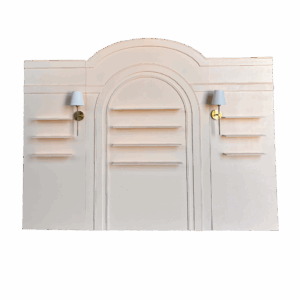 PAREDE ROSA PASTEL COM CANDEEIROS