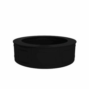 ELEGANT BLACK ROUND BAR 360º