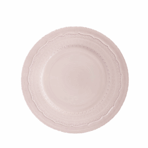 PINK CERAMIC CHARGER PLATE