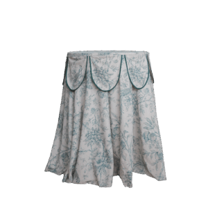 ATOALHADO PARA MESA BISTRO PADRÃO VERDE E FUNDO BEGE