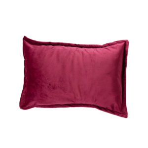 ALMOFADA RETANGULAR VELUDO BURGUNDY