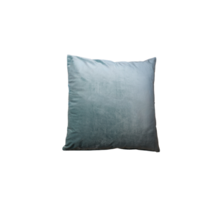 ALMOFADA QUADRADA VELUDO DUSTY BLUE