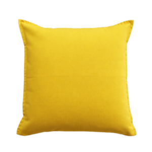 ALMOFADA QUADRADA AMARELO VIVO