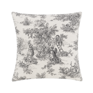 BLACK TOILE JOUY CUSHION