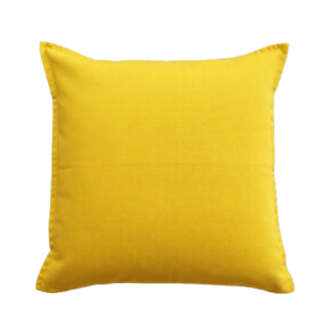 BRIGHT YELLOW SQUARE CUSHION