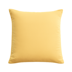 EGG YELLOW SQUARE CUSHION