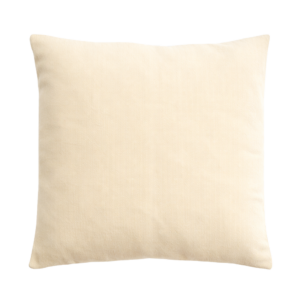 PALE YELLOW SQUARE CUSHION