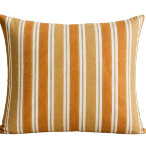 YELLOW STRIPED SQUARE CUSHION