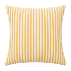 YELLOW STRIPED SQUARE CUSHION