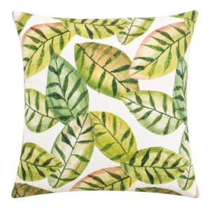 TROPICAL LEAVES SQUARE CUSHION