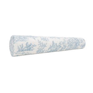 LIGHT BLUE TOILE JOUY BOLSTER CUSHION