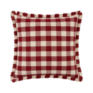 RED VICHY CUSHION