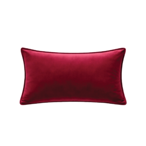 ALMOFADA RETANGULAR VELUDO BURGUNDY