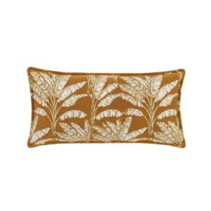 BEGE PALMTREES RECTANGULAR BROWN CUSHION