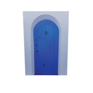 BLUE DOOR WALL