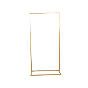 ESTRUTURA METÁLICA DOURADA L