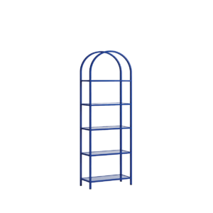ESTANTE DE VIDRO EM AZUL