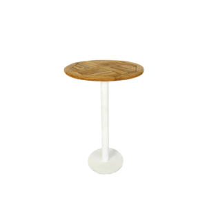 MESA BISTRÔ MADEIRA E FERRO