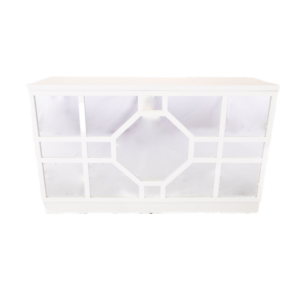 BAR ELEGANTE BRANCO E ESPELHO