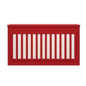 BAR VERMELHO DE RISCAS BRANCAS