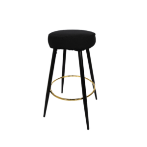BLACK HIGH STOOL
