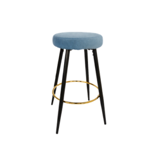 DUSTY BLUE HIGH STOOL COVER