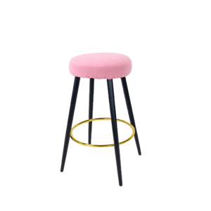 CAPA DE BANCO ROSA ALGODÃO