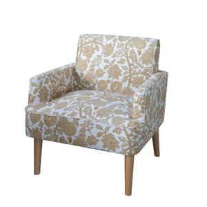 YELLOW FLOWERED ARMCHAIR