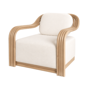 LOMBOK ARMCHAIR - OFF-WHITE