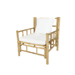 OFF-WHITE BAMBOO ARMCHAIR COVER