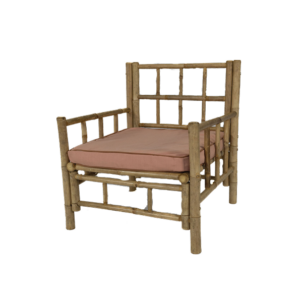 BAMBOO ARMCHAIR - BLUSH 2