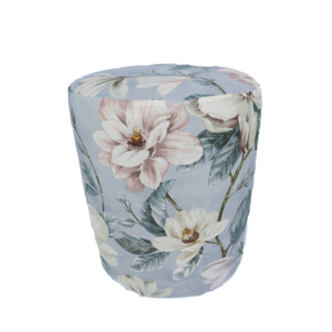 LIGHT BACKGROUND MAGNOLIAS POUF