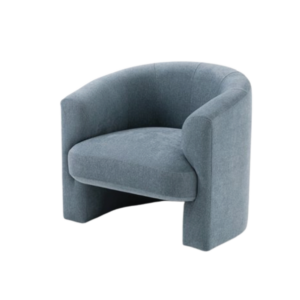 BLUE MODERN ARMCHAIR