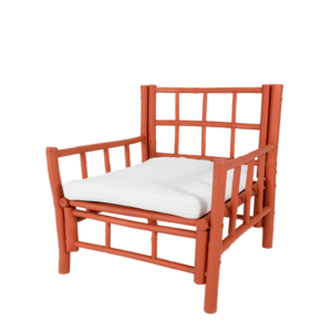 CORAL BAMBOO ARMCHAIR