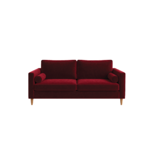 VELVET BORDEAUX SOFA