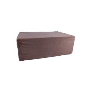 PINK VELVET RECTANGULAR SOMMIER