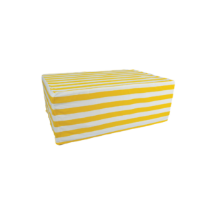 YELLOW STRIPE RECTANGULAR SOMMIER