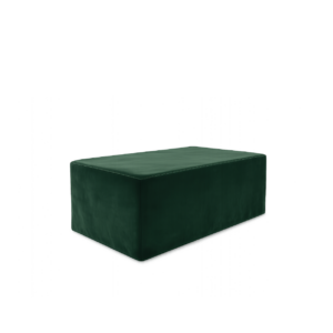 DARK GREEN VELVET RECTANGULAR SOMMIER