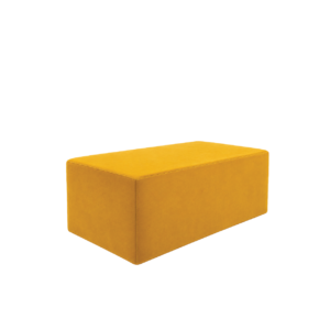 YELLOW MOSTARD RECTANGULAR SOMMIER