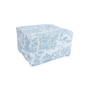 LIGHT BLUE TOILE JOUY SQUARE SOMMIER