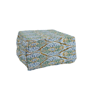 YELLOW-BLUE-GREEN PATTERN SQUARE SOMMIER