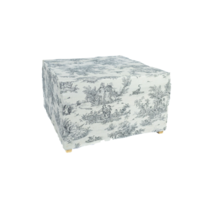 BLACK TOILE JOUY SQUARE SOMMIER